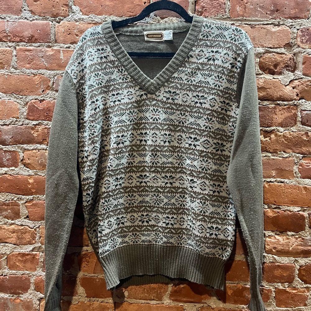 Vintage Bamberger’s 70s/80s Aztec Print Sweater